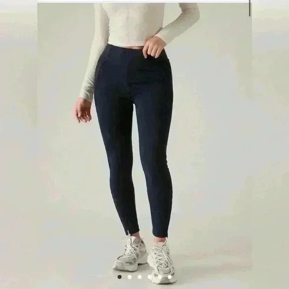 Athleta DELANCEY SKYLINE TIGHT, Navy, small - Picture 1 of 4